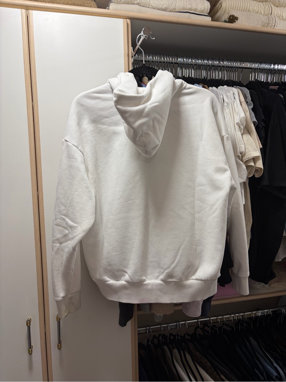 Vuori White Full-Zip Hoodie Sweatshirt - Picture 3 of 4